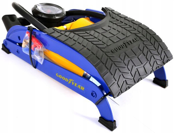 Pompka nozna samochodowa 2 cylindry Goodyear