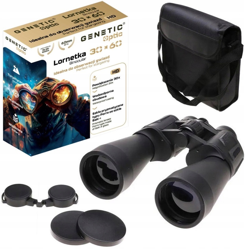 Genetic Lornetka Obserwacyjna 30X60 Hd Dps I Myśliwska Nocna Szklana Optyka