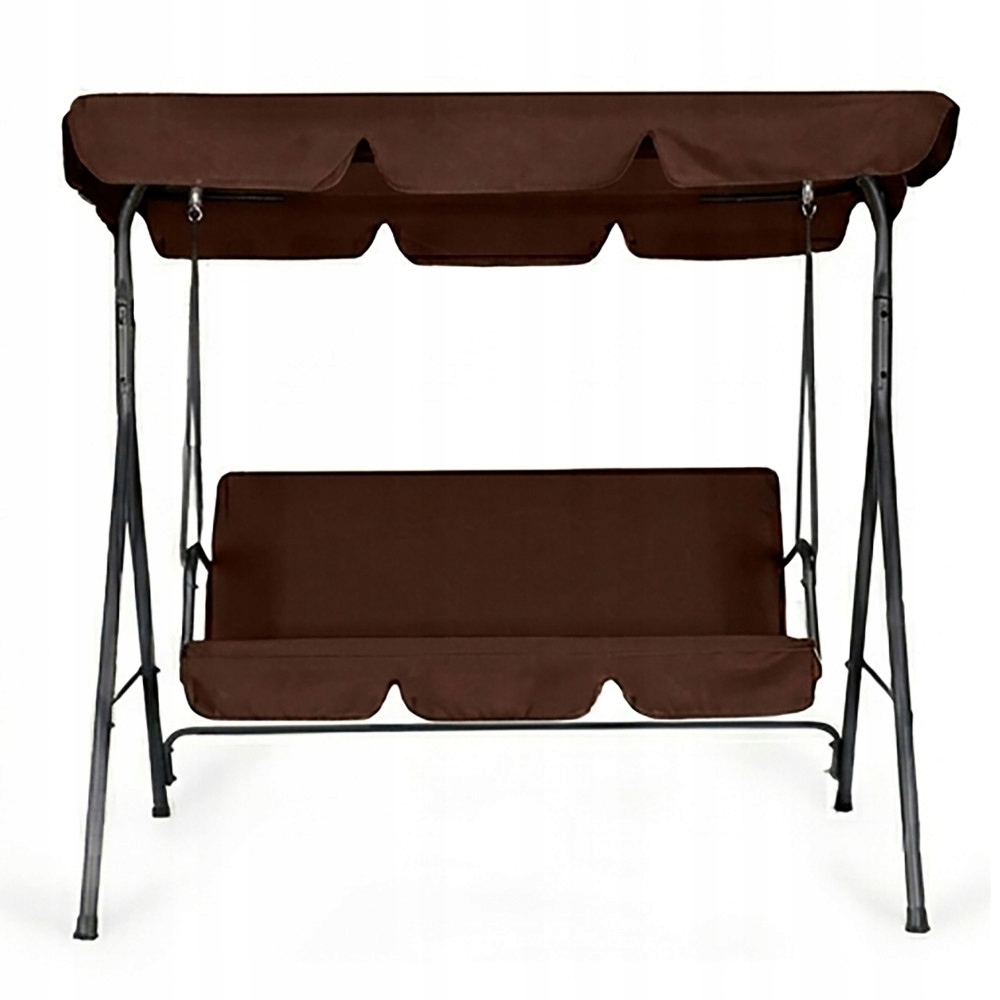 3-MÍSTNÁ Ocelová Zahradní Houpačka Se Stříškou Multigarden