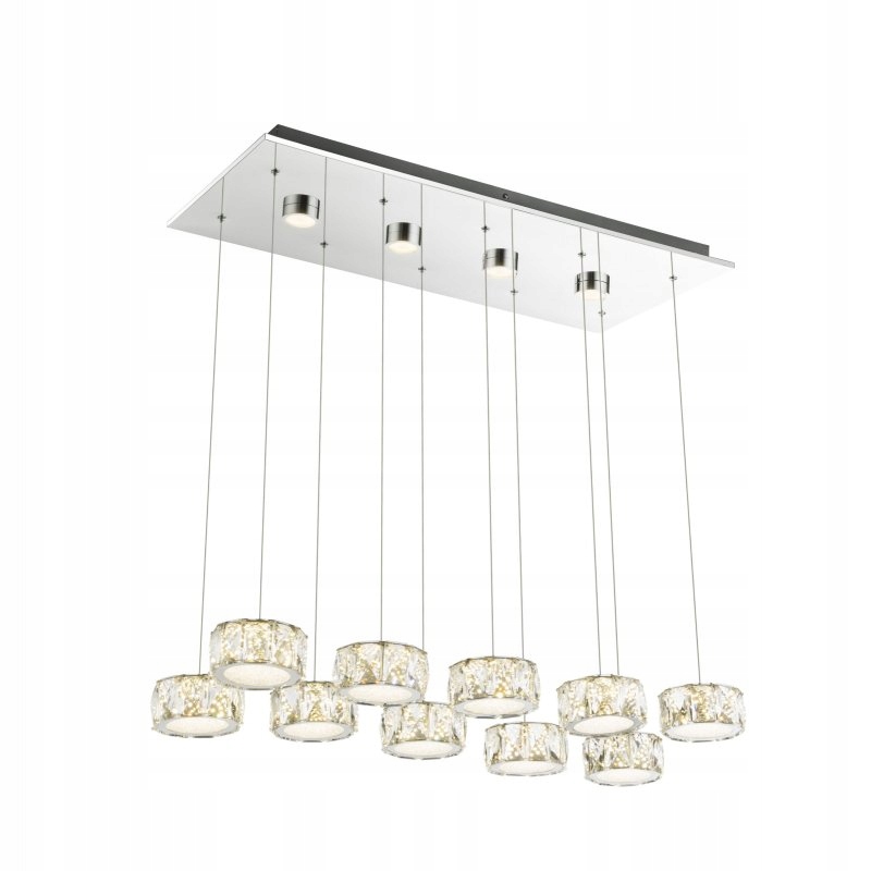 Led závěsné svítidlo Amur 96W chrom moderní styl Globo Lighting