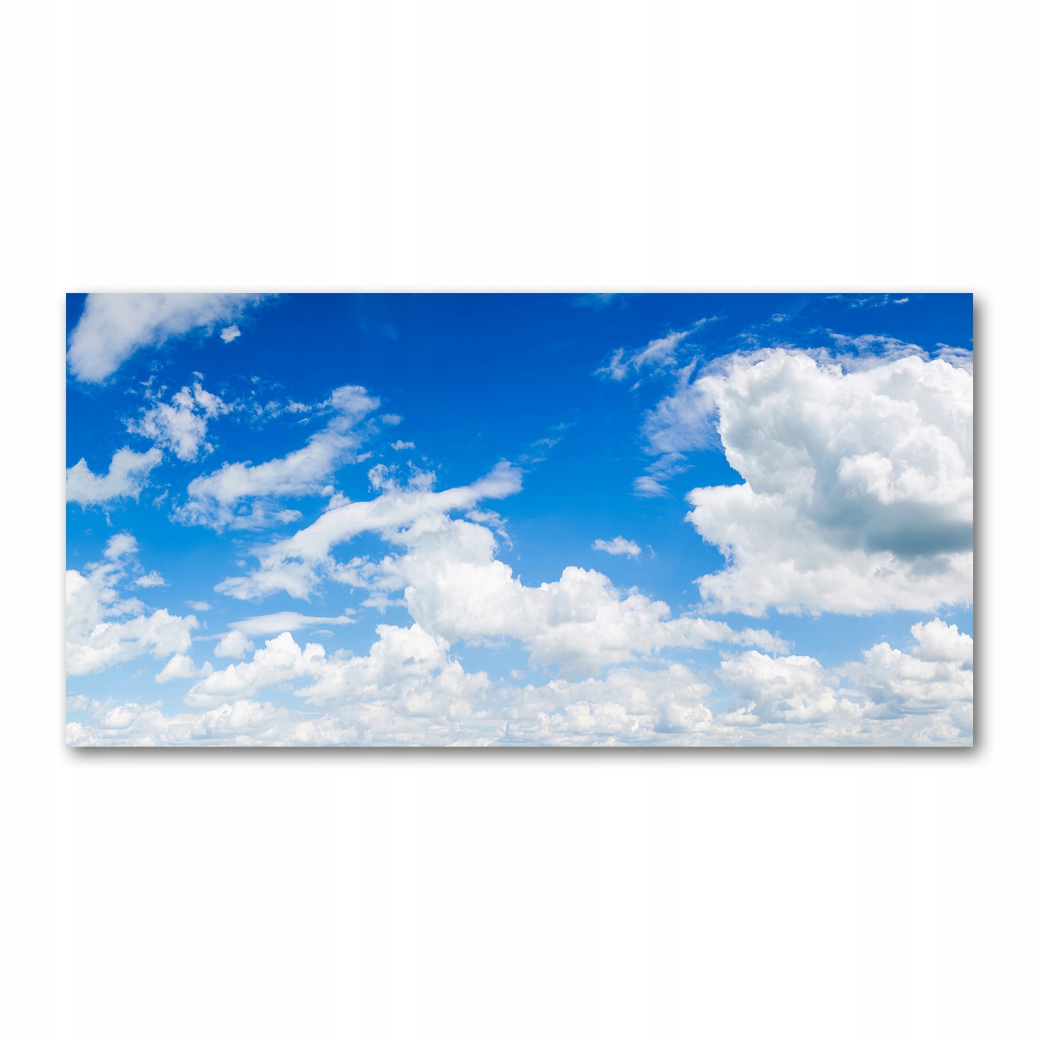 

Foto obraz szkło akryl Chmury na niebie 120X60 cm