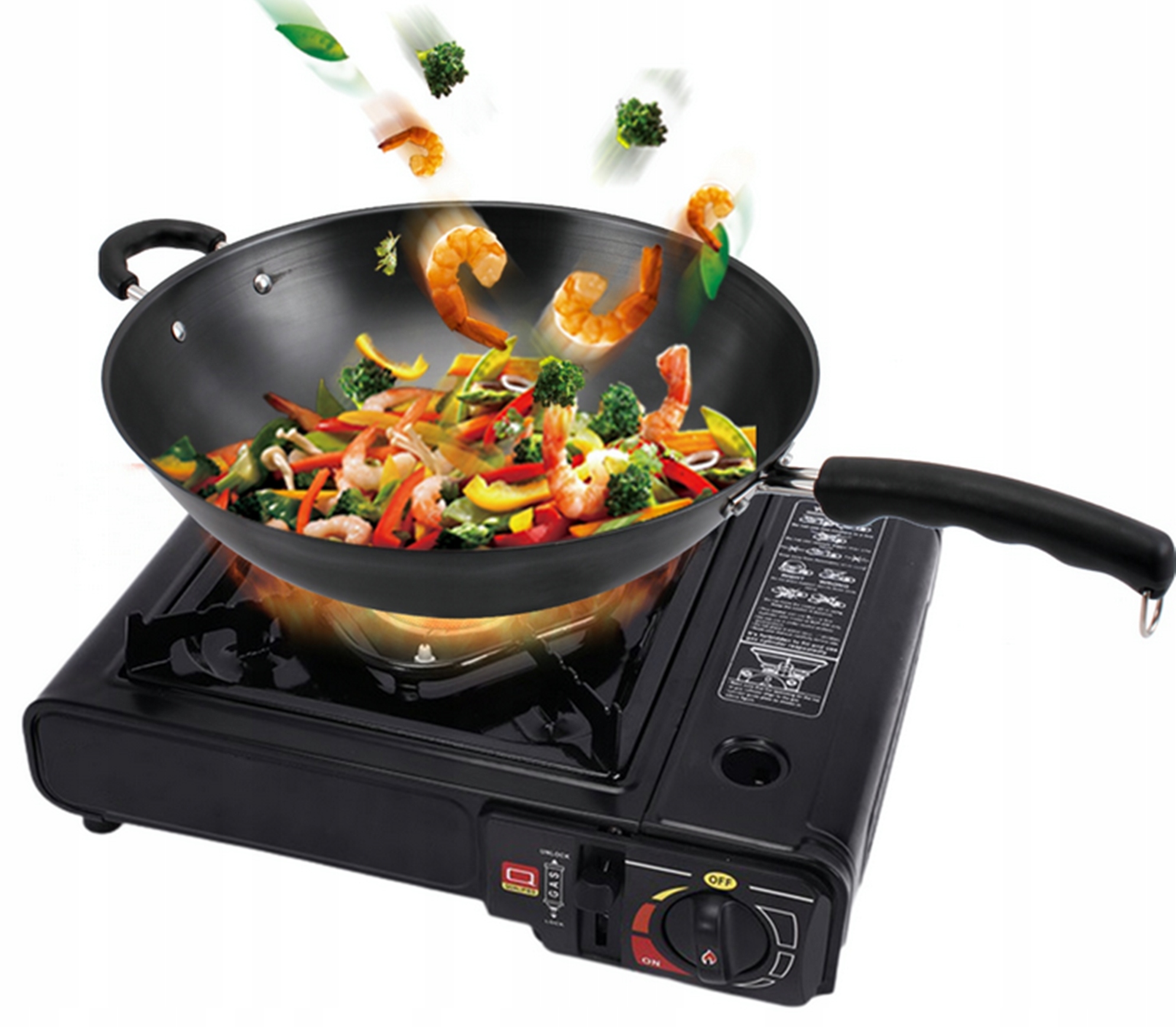 KUCHENKA TURYSTYCZNA GAZOWA 2800W PRZENOŚNA 2W1 WALIZKA Model M241