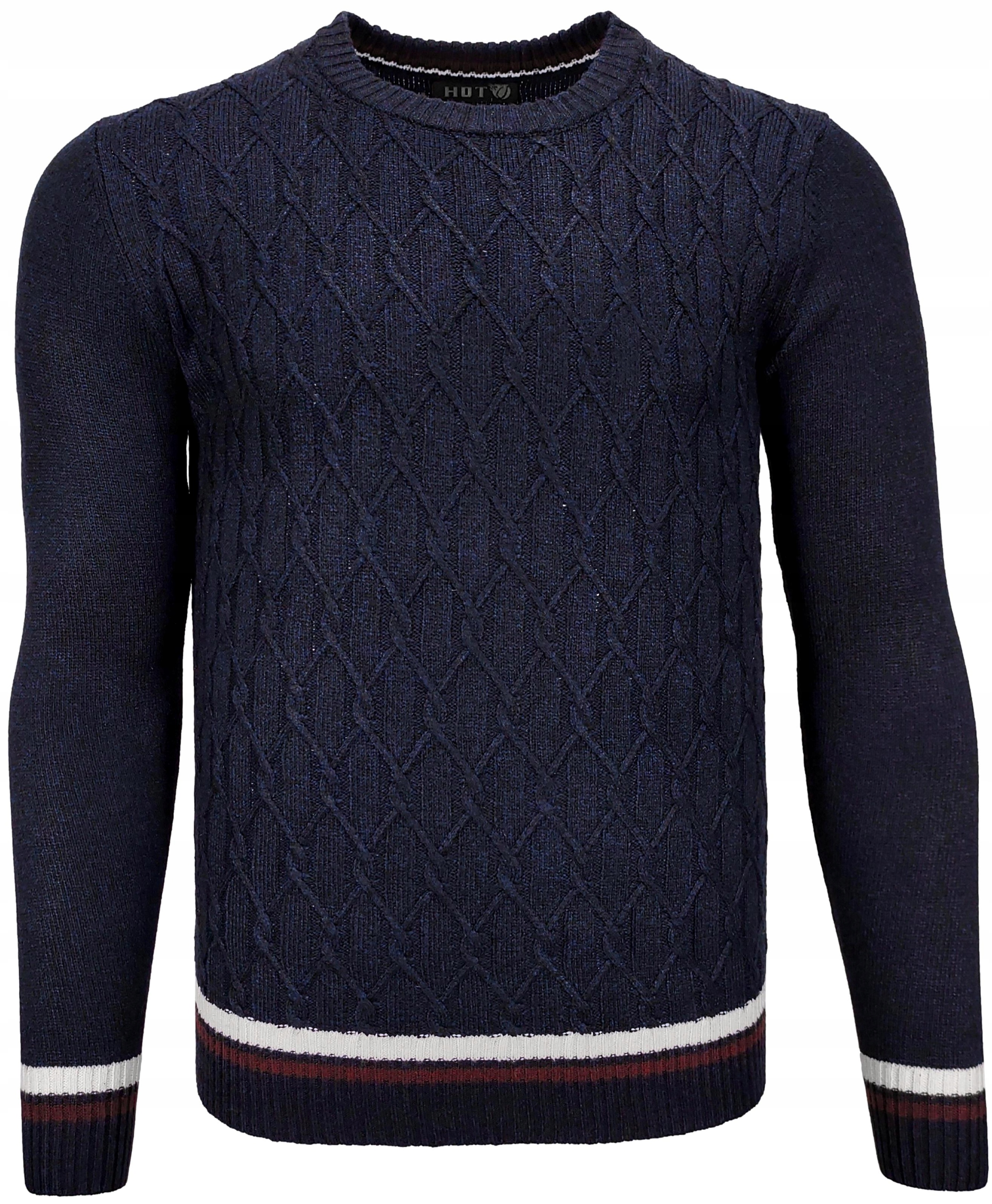 

Sweter męski ciepły z dodatkiem wełny O202 r. XL