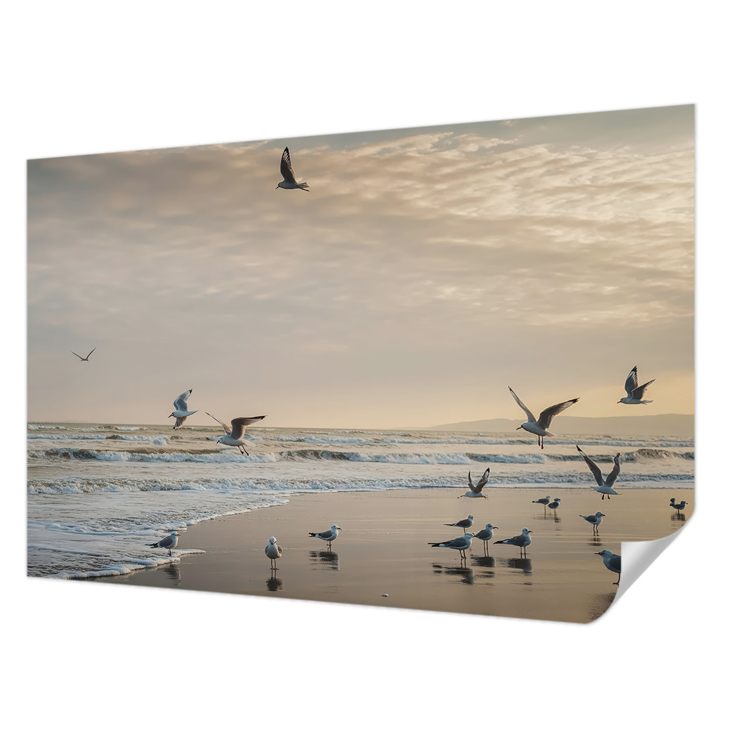 Samolepicí fototapeta Trvalá dekorace domu Přímořský klid 104x70 cm