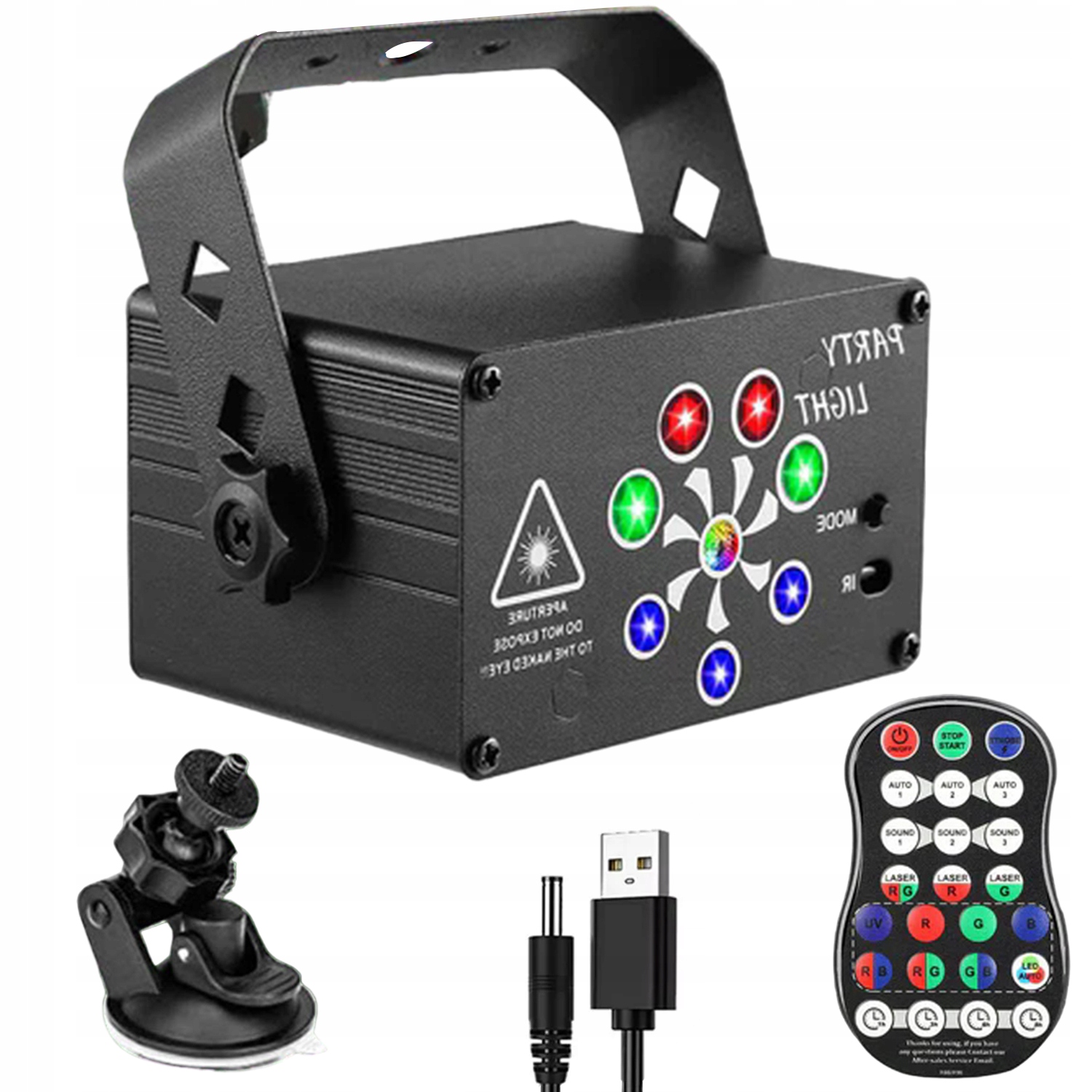 Led Jevištní Světla, Laserový Projektor Rgb Disco Pro Domácí Kluby Ktv