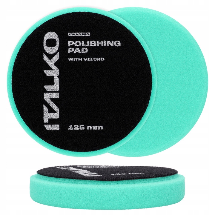 Italko Gąbka Polerska Pad Polerski 140MM Na Rzep 125MM Bardzo Twardy