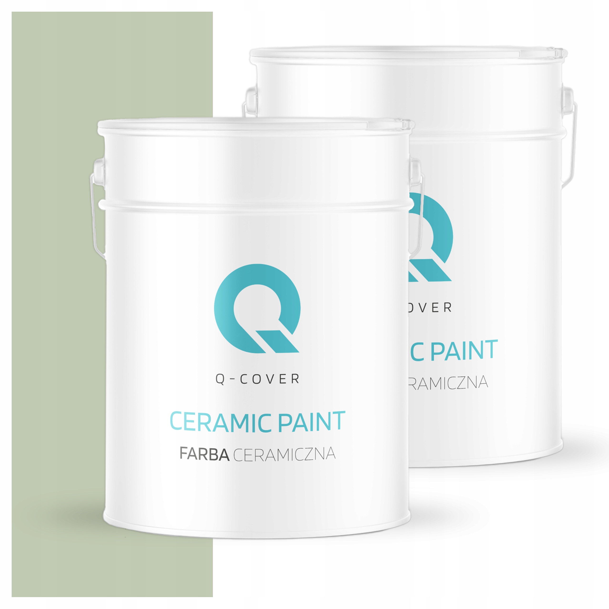 Keramická umývateľná farba na interiér 10L Hlboká matná farba Olivová H2055