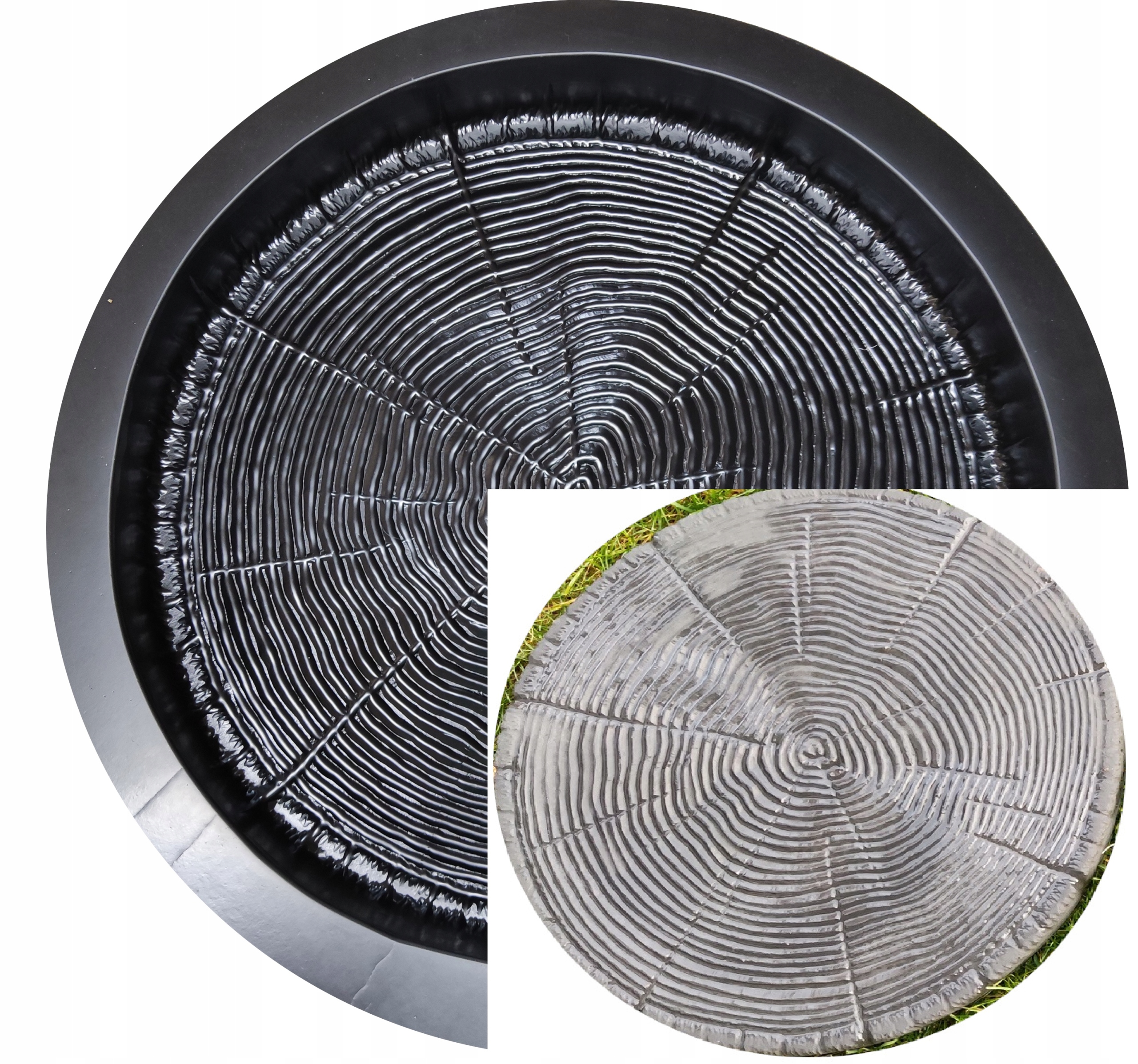 

Forma pień drzewa, przekrój, plaster 39,5 cm