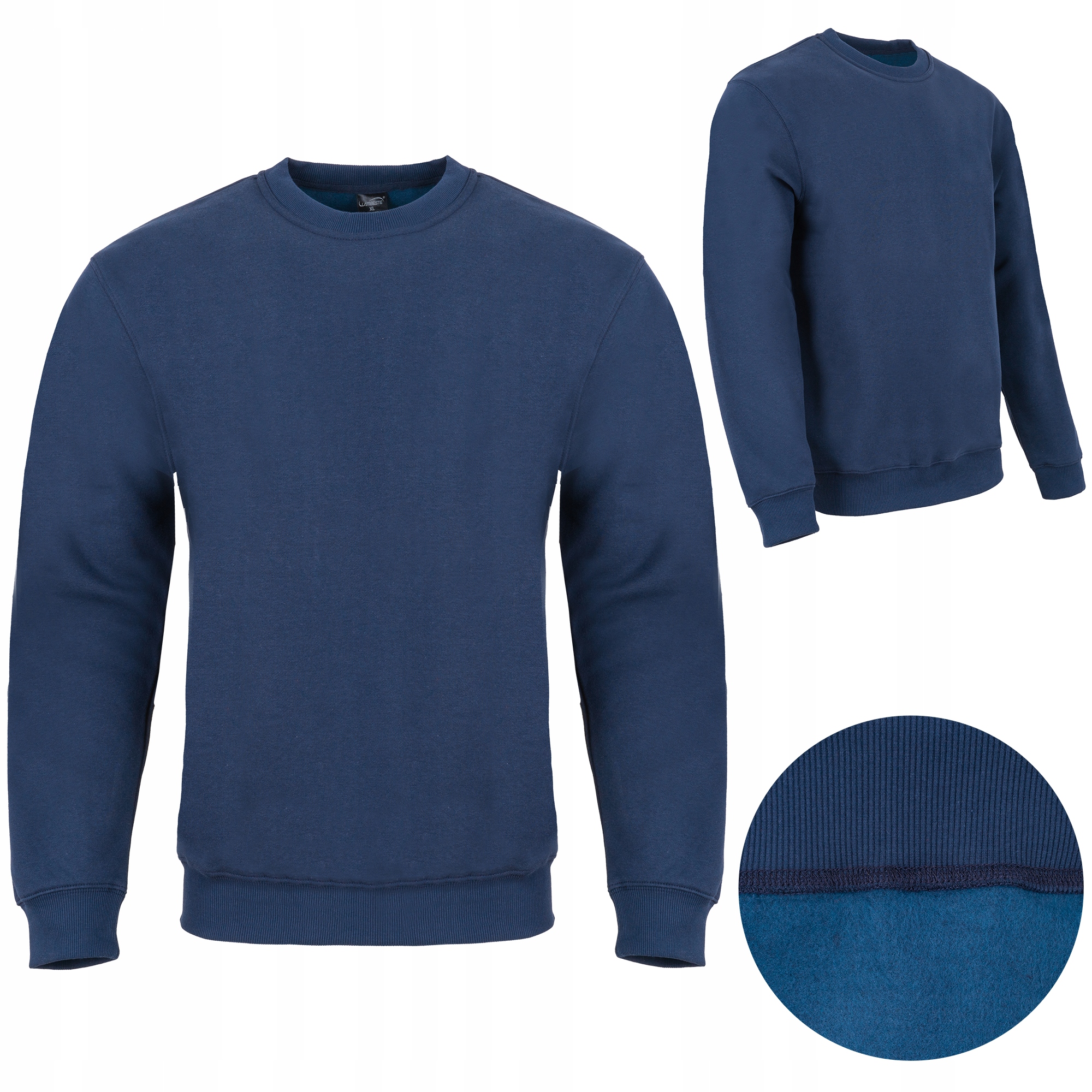 

Bluza Męska Klasyczna Gładka Wkładana Dresowa XL