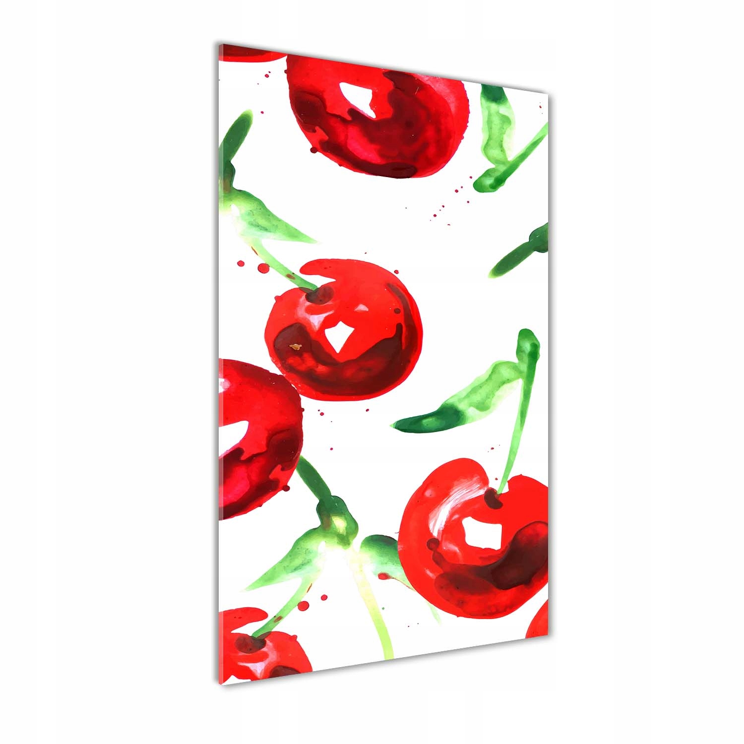 

Nowoczesny szklany obraz ze zdjęcia Wiśnie 60x120