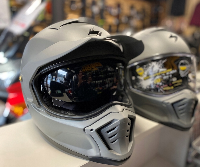 Kask SCORPION EXO-HX1 Solid Matt Cement Grey XL - promocja!