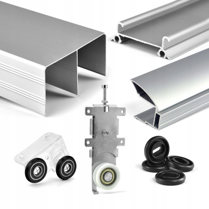 Szafa DMSM 250 1LUSTRO LEFKAS CZARNY 2SZUFL SZPROS Marka DM-SM