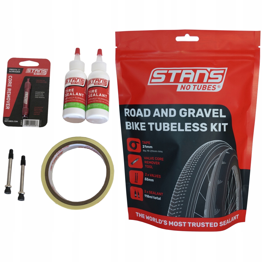 

No Tubes zestaw Road Bike Tubeless Kit 21mm/55mm