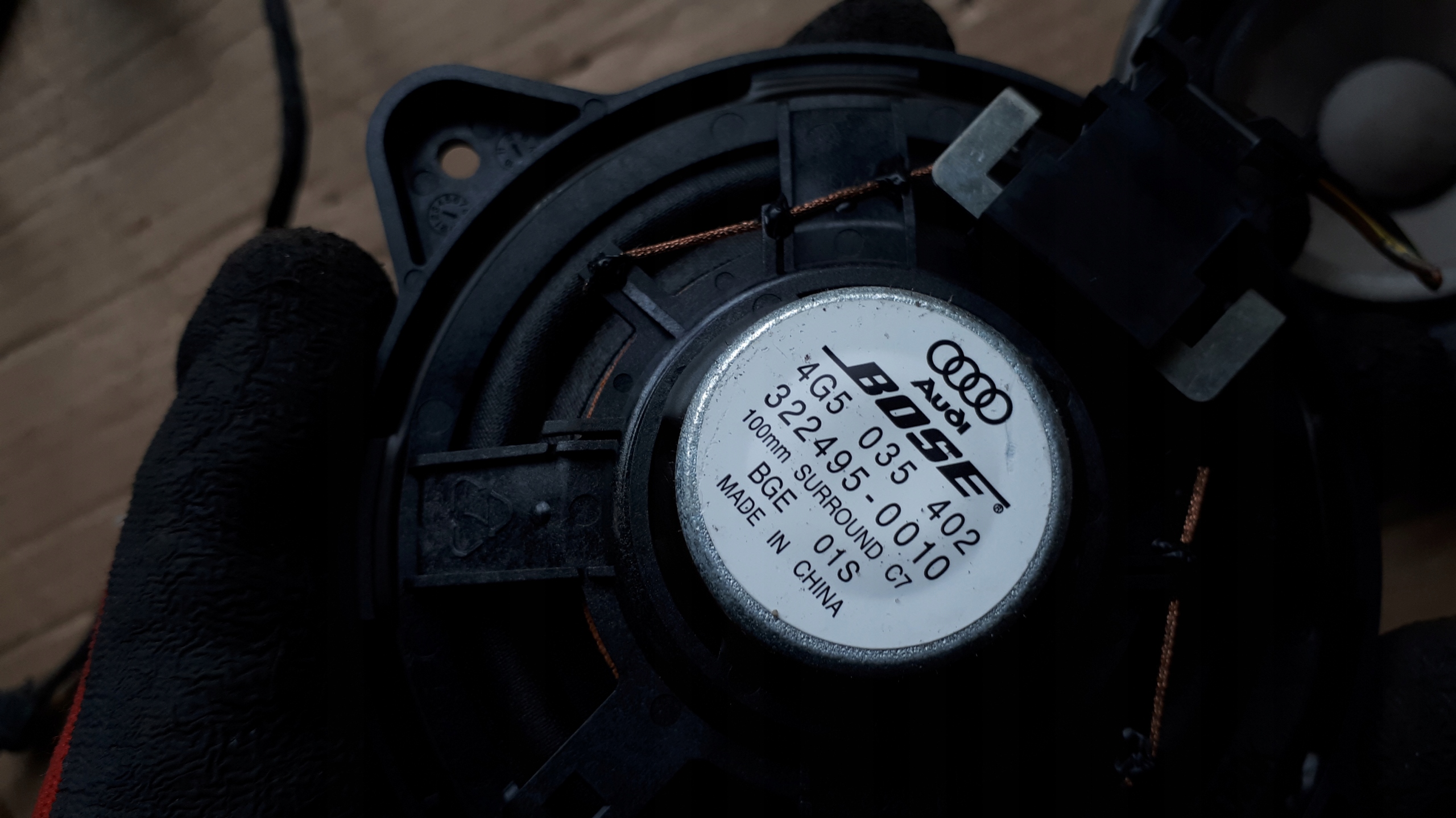 S6 C7 4G A6 speaker BOSE POLKI rear part 4G5035402