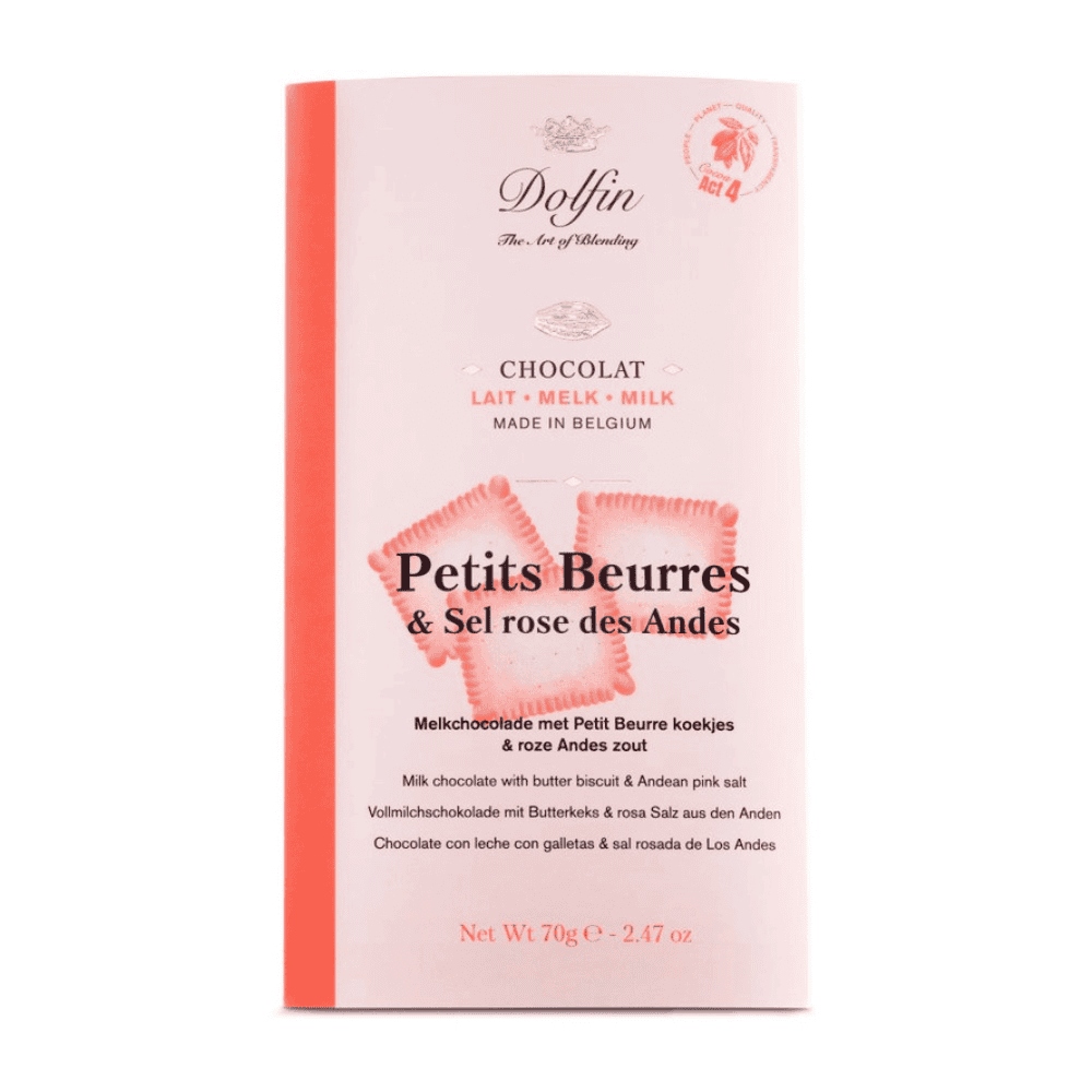 Levně 3x Dolfin čokoláda s sušenkami a solí 70 g