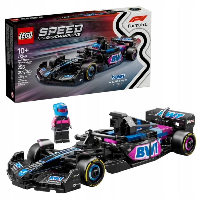 Lego Speed Champions Vůz Alpine Teamu Formule Bwt 258 Stavebnice