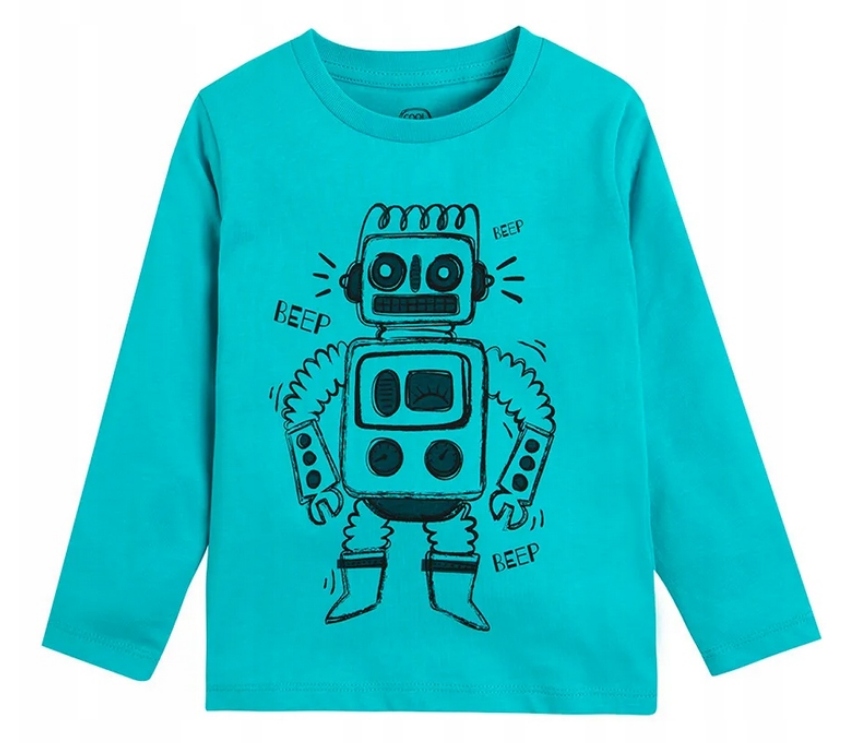 

Cool Club Bluzka długi rękaw robot r. 98
