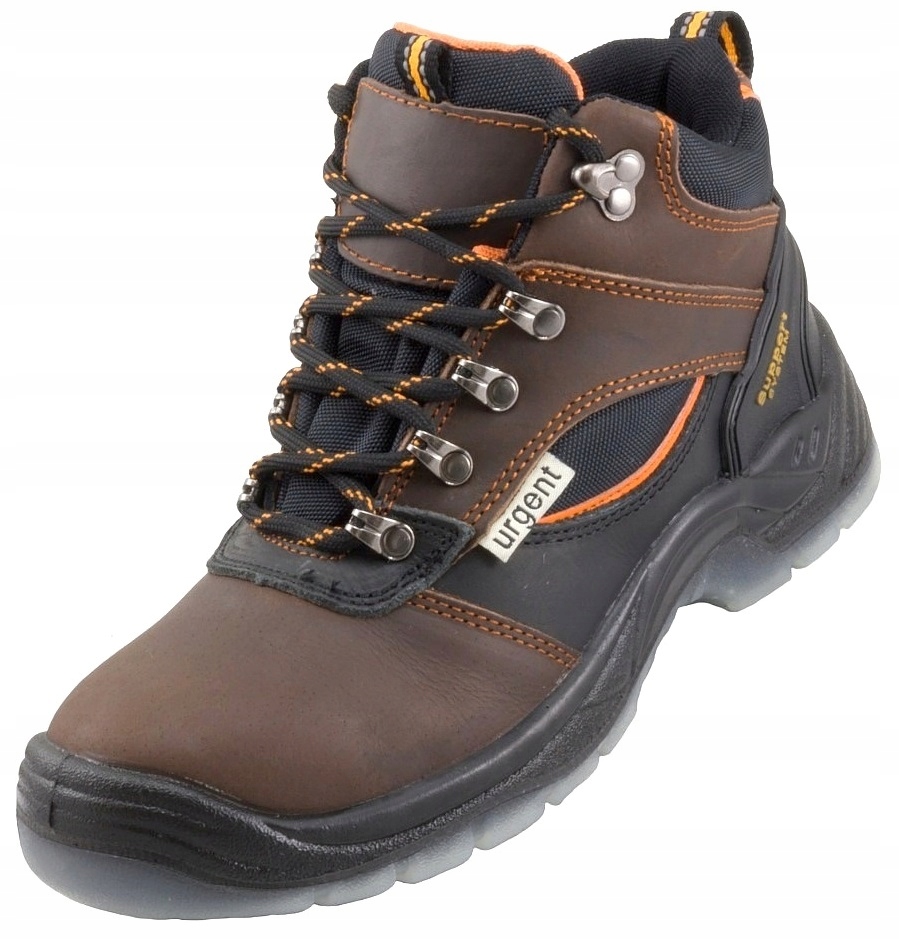 Skórzane Buty Męskie Trekkingowe Za Kostkę 45