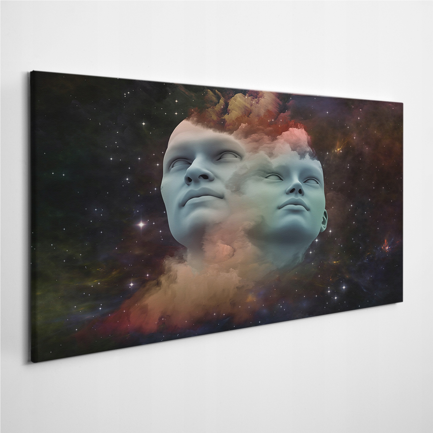 

Zdjęcie na płótnie Abstrakcja Twarz Kosmos 120x60