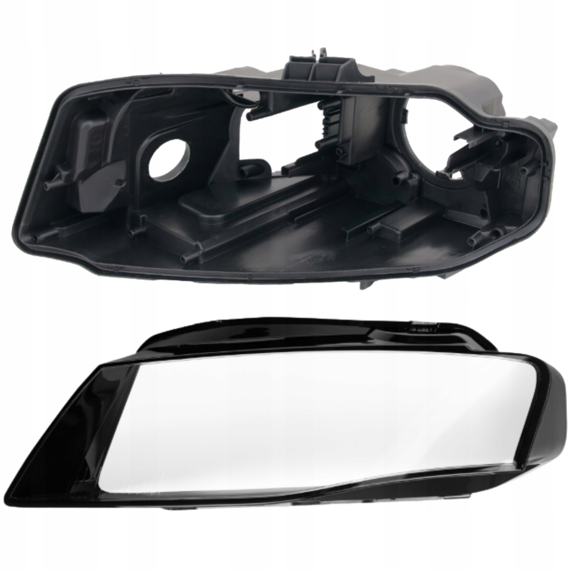 Audi A4 B8 2008-2012 Pouzdro Plechovka Krytka Světlometu Sada Levá Nová