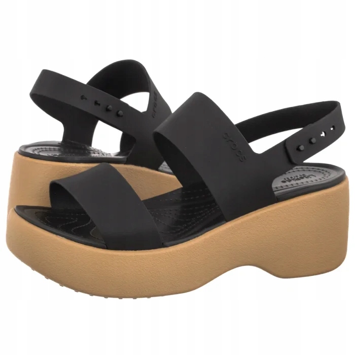 Dámské sandály Crocs Brooklyn Sky Sandal Black 212250 Černé