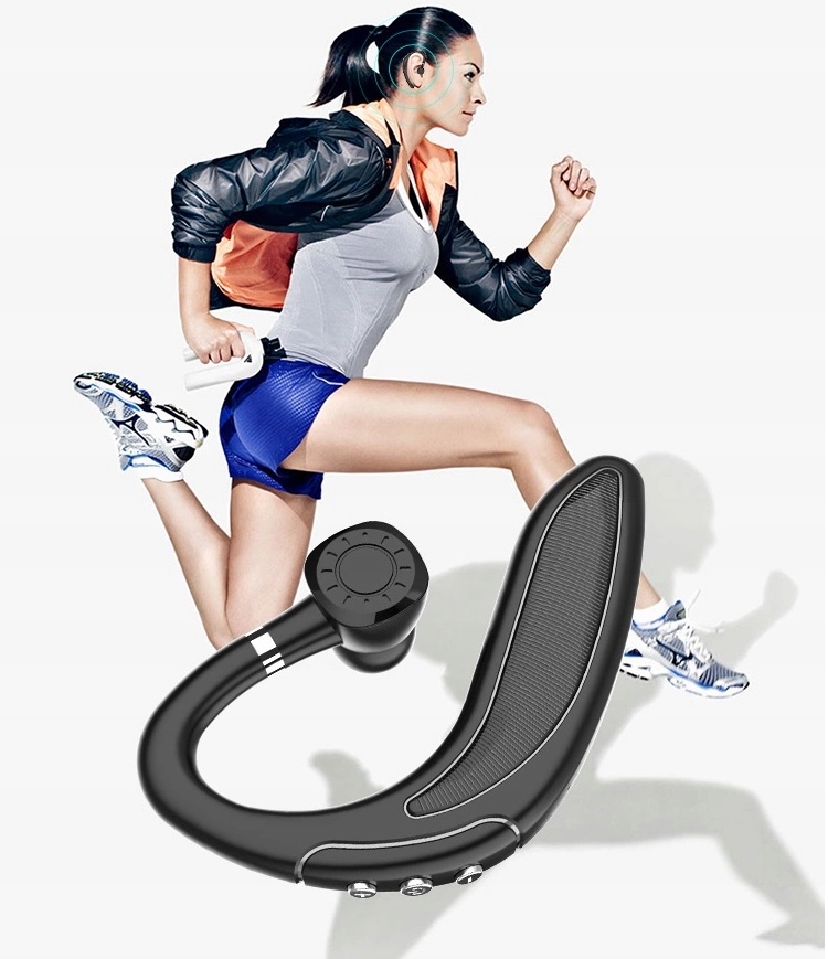 ZESTAW SŁUCHAWKOWY BLUETOOTH 5.0 SŁUCHAWKA do UCHA Model h