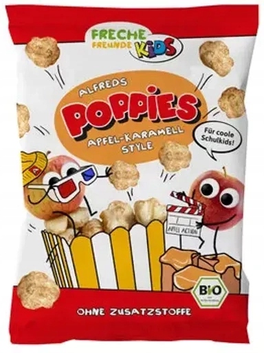 Levně 3x Kukuřično-rýžové křupky s příchutí jablka a karamelu, bezlepkové