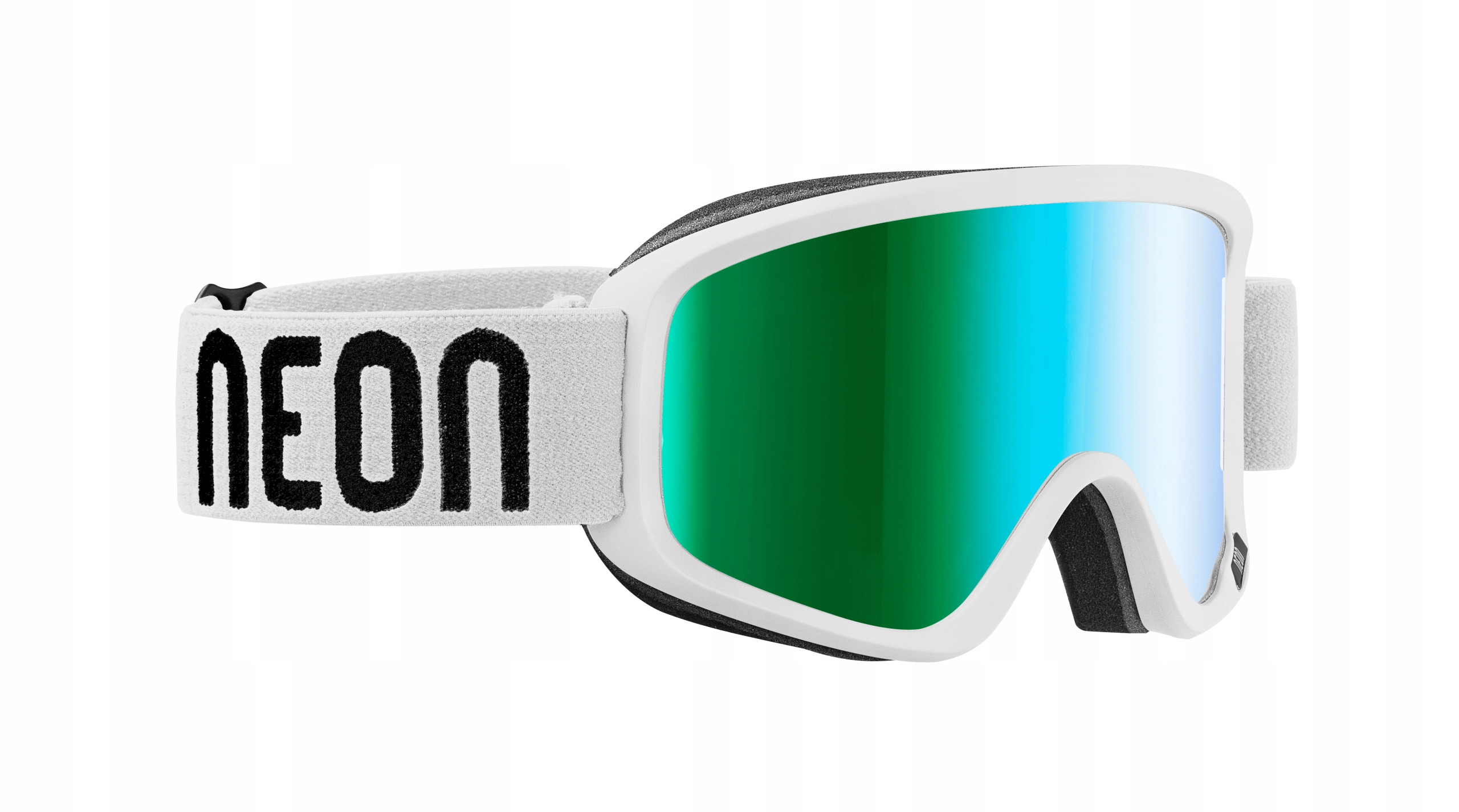 Lyžařské Brýle Neon Zeta White Mirror Green CAT3