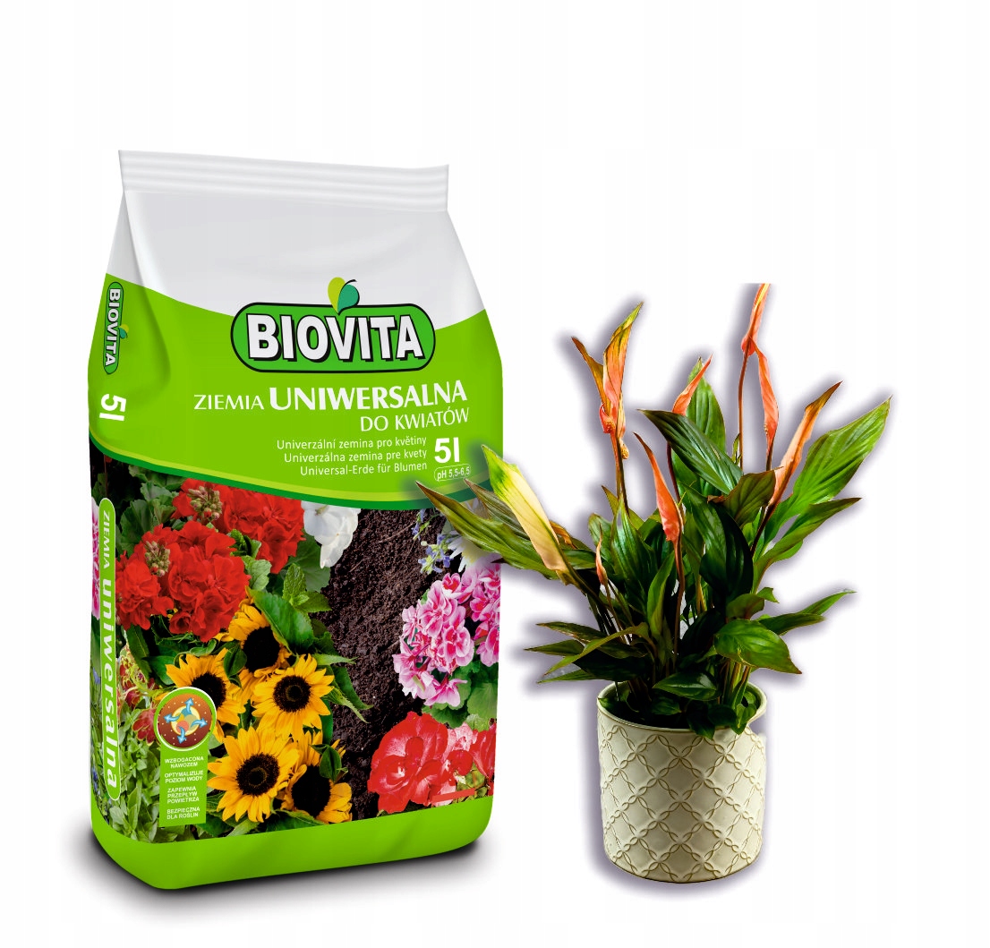 

Ziemia do fittoni bluszcz, Uniwersalna Biovita 5L.