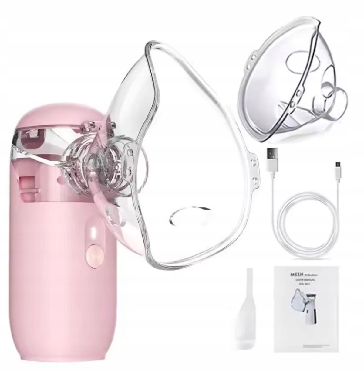 Inhalator Nebulizator Siateczkowy Przenośny Mesh Usb Cichy