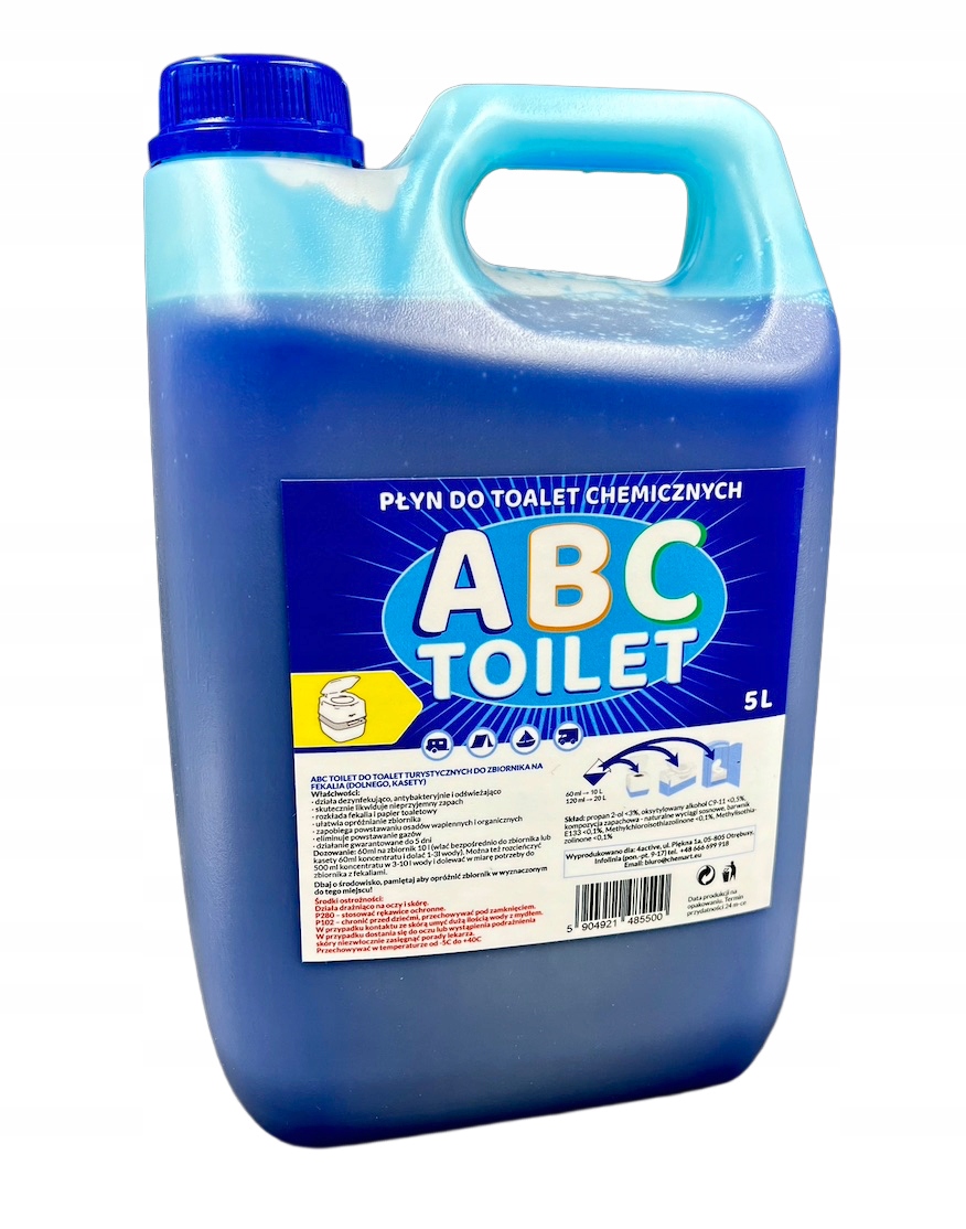 

Płyn Do Toalet Turystycznych Abc Toilet 5L Blue