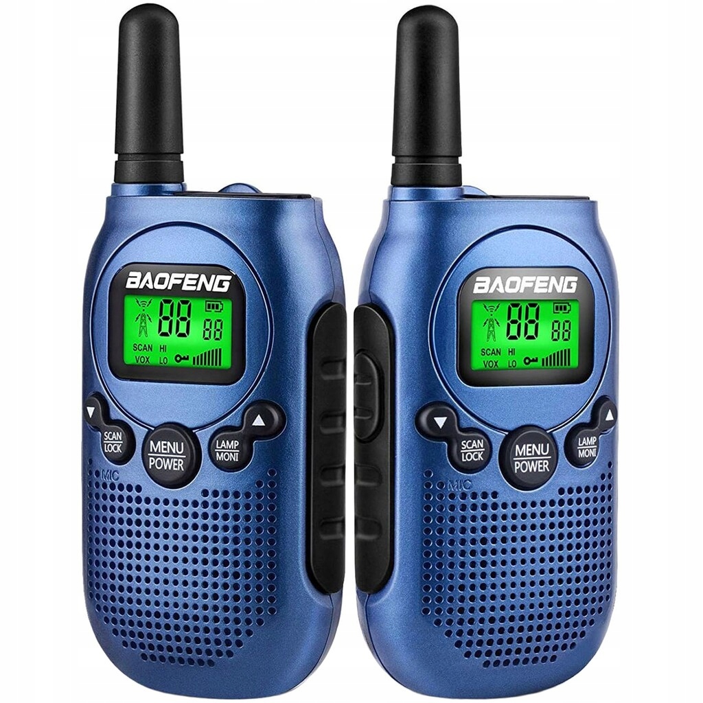 Radiotelefon Krátká vlnovka Walkie-Talkie Baofeng BF-T6 Pmr Panda 2 ks Blue