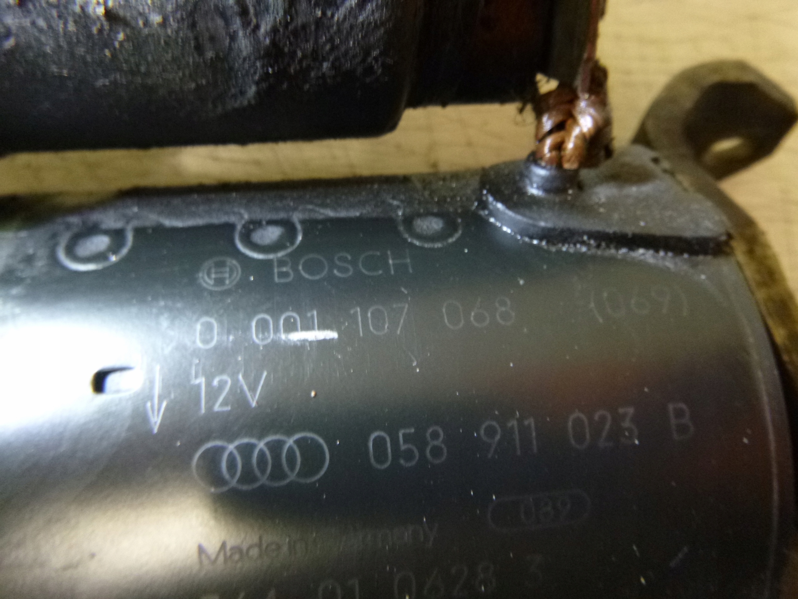 starter Volkswagen Passat B5 1.8 1998 06B911023 B Bosch