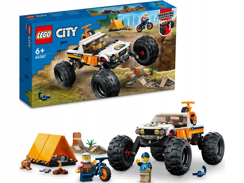 

Lego City Przygody samochodem z napędem 4x4 60387
