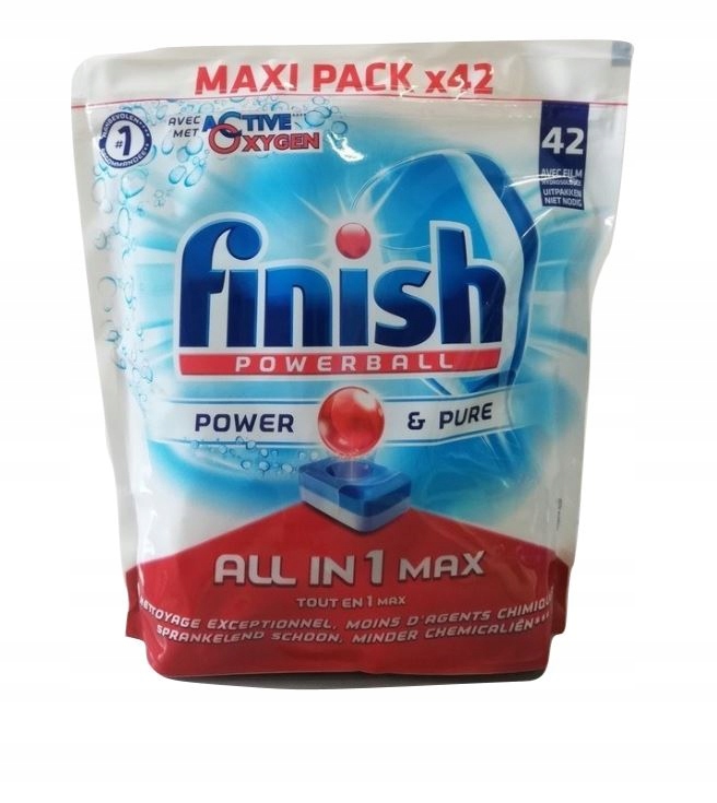 

Niemieckie tabletki finish All-In1 Max 42szt Pure
