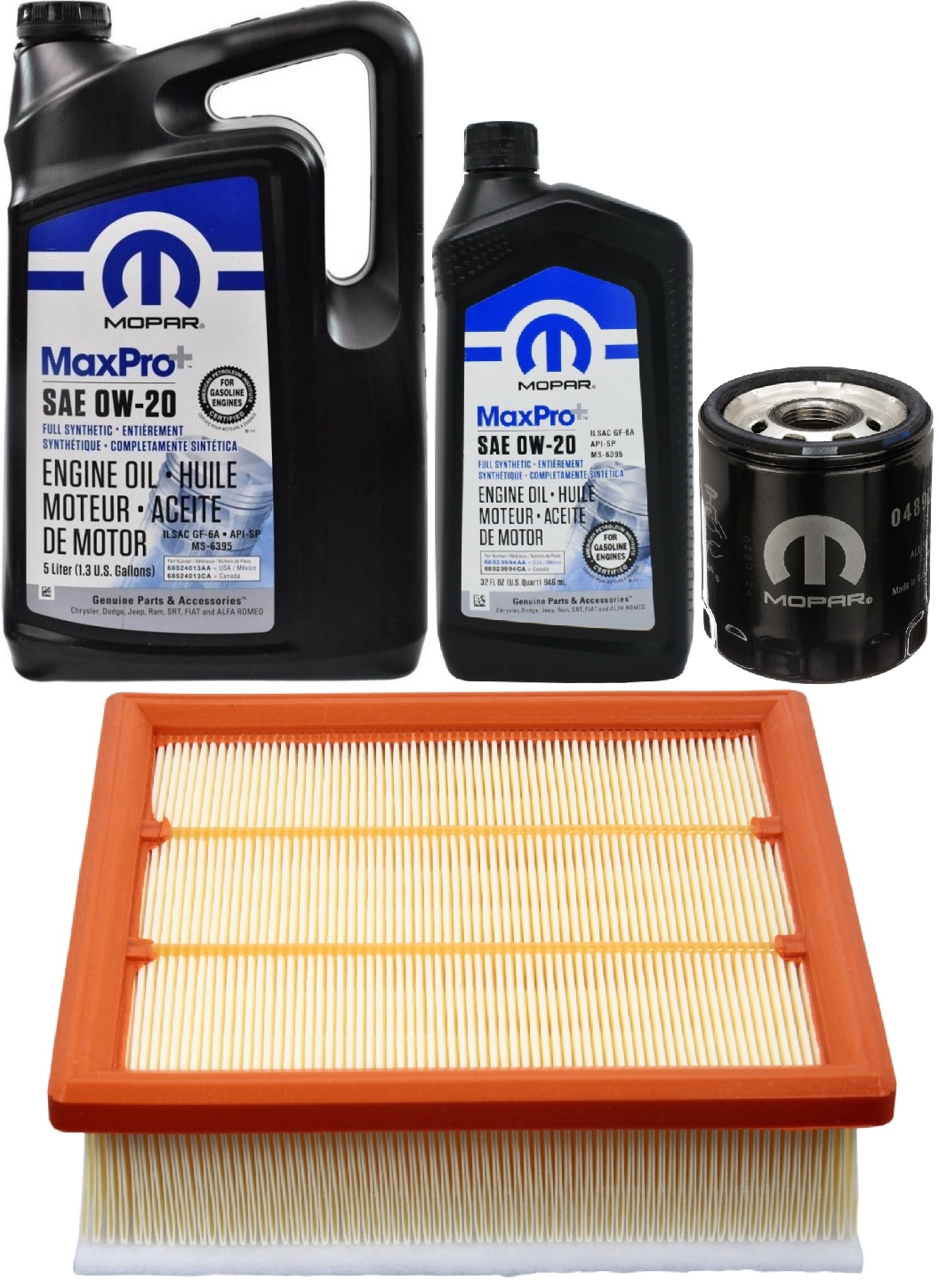Mopar 0W20 6L Filtry Jeep Compass 2.4 2018-2022