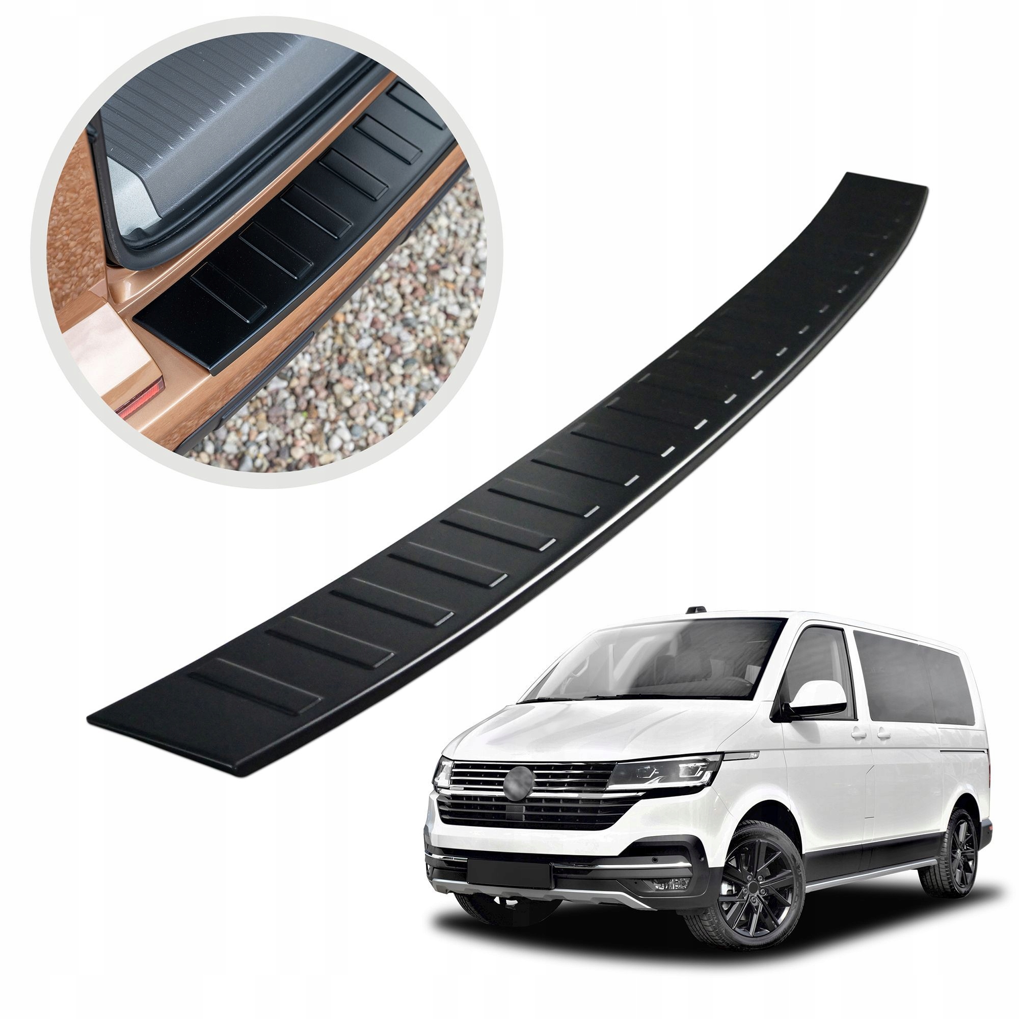 Ochranná lišta na zadný nárazník pre Vw Caravelle T6.1 2019-2023