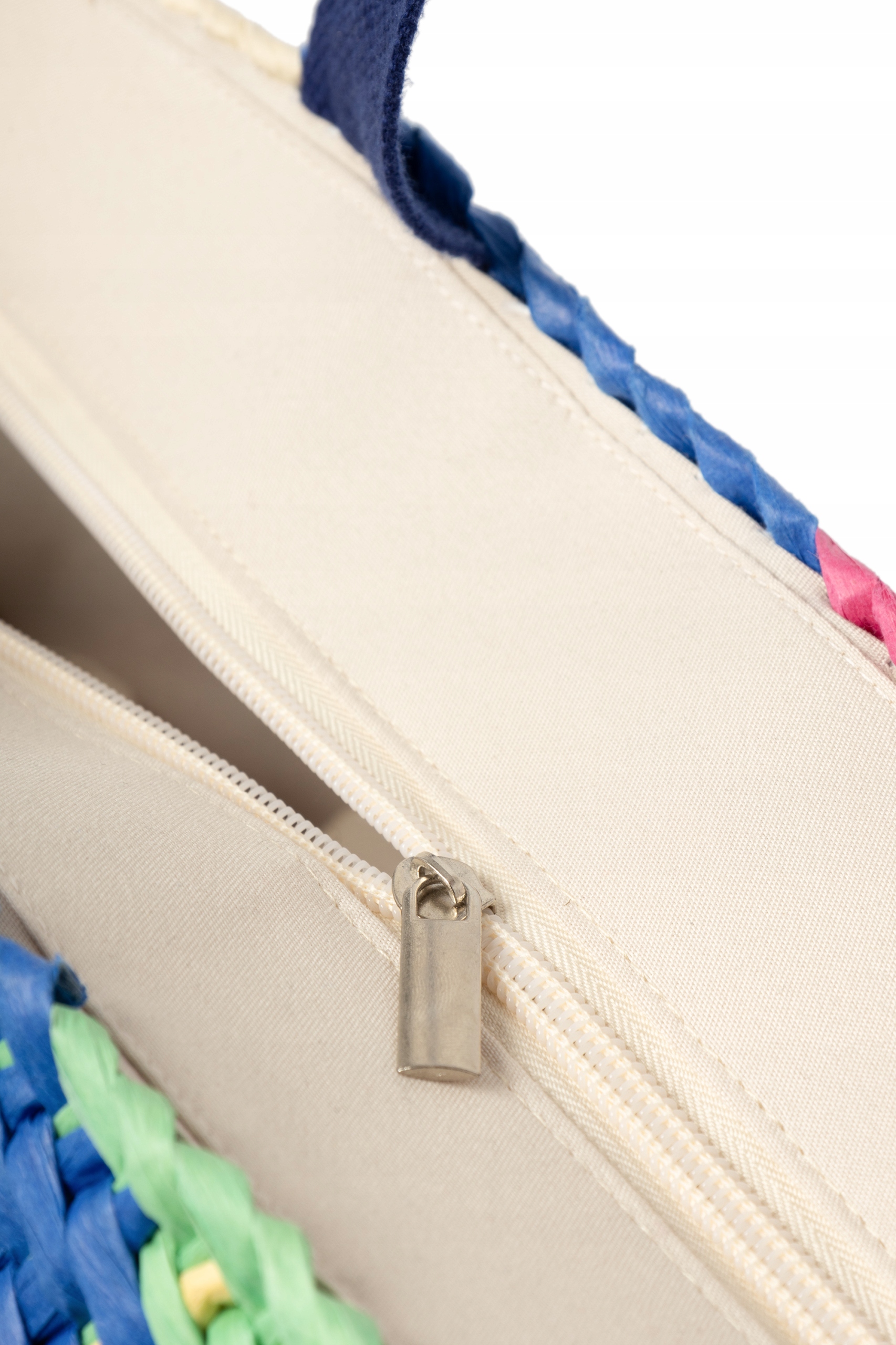 Torba plażowa NOBO w kratkę multikolorowa Styl miejski