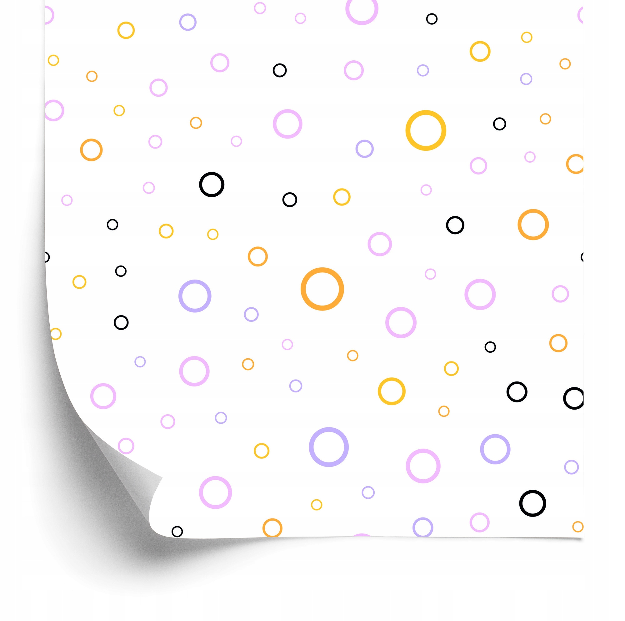 Tapeta Jemné kolieska 50 x 1000 cm