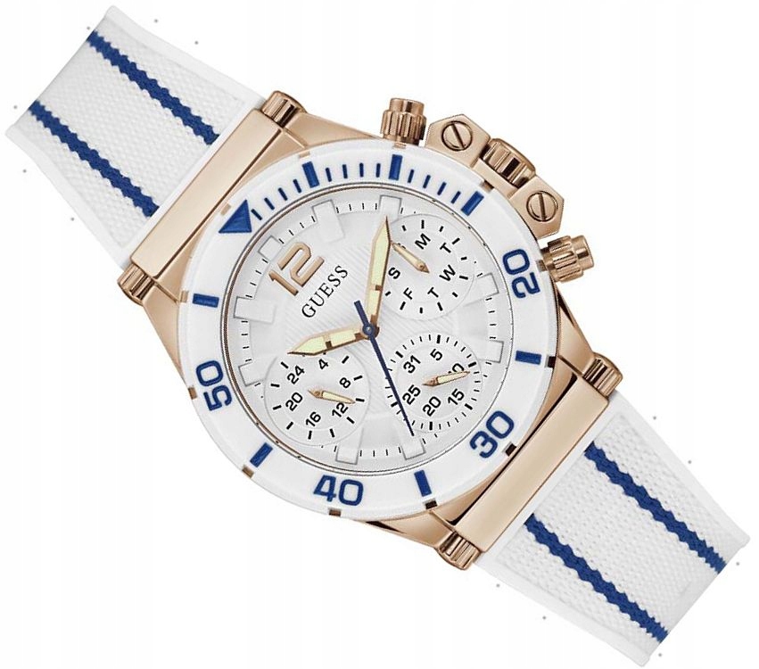 Originální Dámské Hodinky Guess GW0406L2 S Dálkovým Ovládáním Casual Sport S Multi-datem