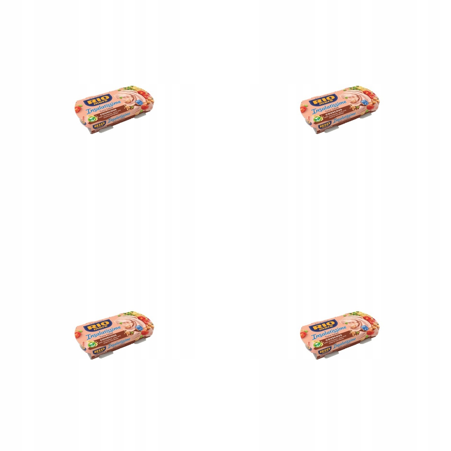 4 x 320 g salátový salát s kuskusem a tuňákem rio mare