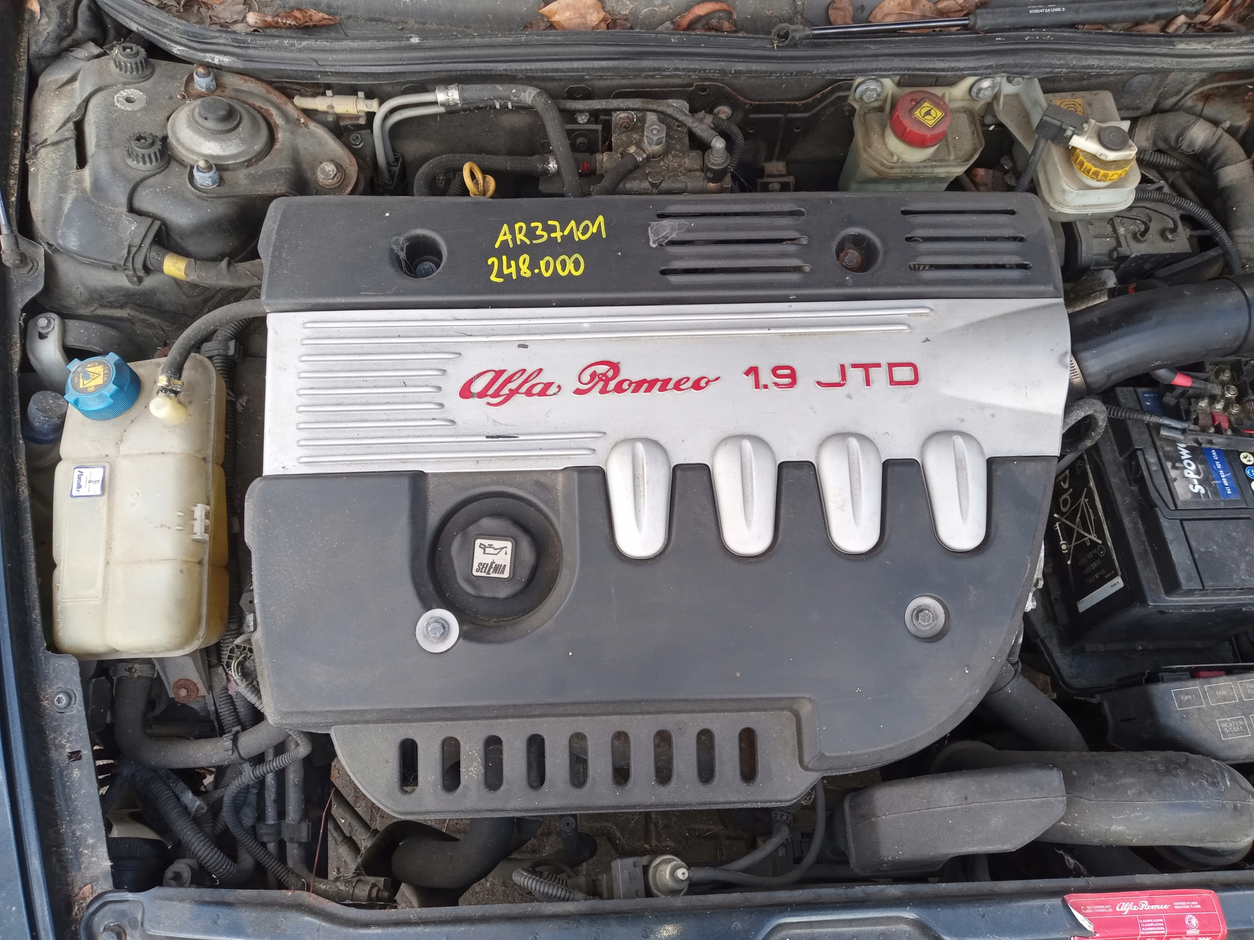 Alfa 156 Двигатель комплект 1.9 AR37101 248.000ЛС