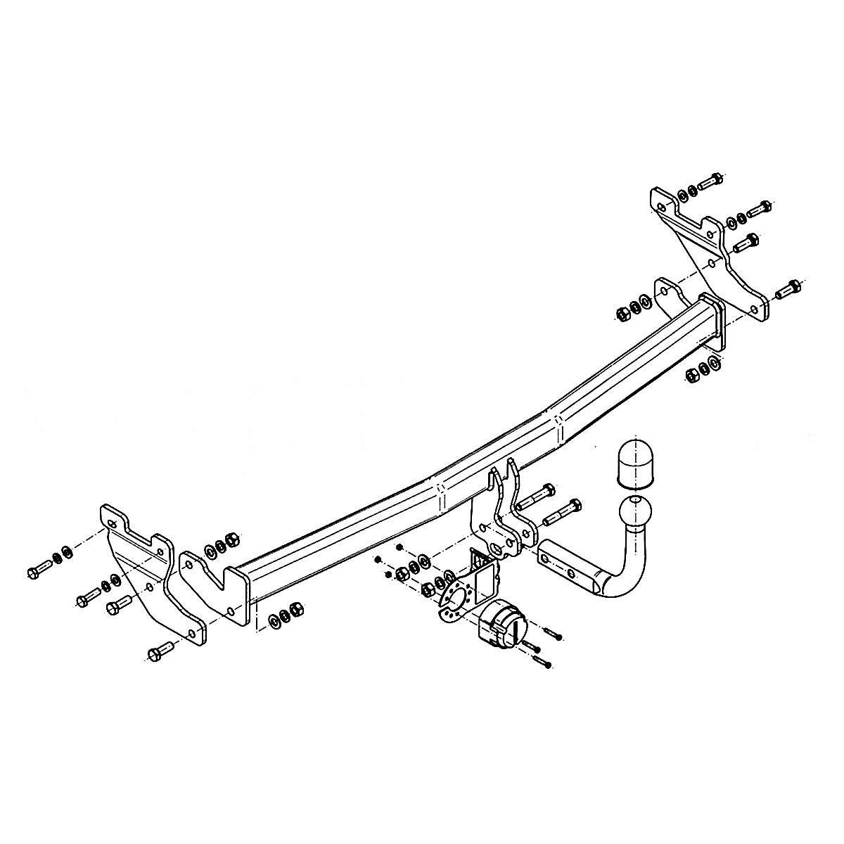Hak holowniczy Hyundai i10 2 IA/BA II Hatchback 14-17 MODUŁ WIĄZKA 13 PIN Producent Steinhof