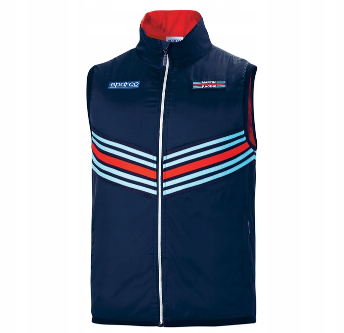 Vesta vesta Sparco Martini Racing Replica Gilet tmavo modrá veľ L