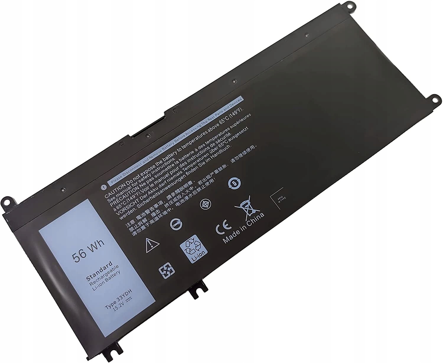 Bateria 33YDH do Dell Latitude 3380 3480 3490 3580 3590 Inspiron 7577 7586