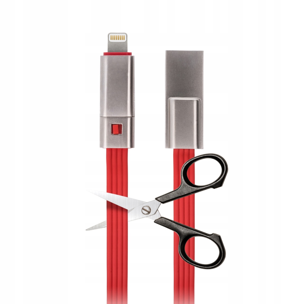

Kabel Forever do iPhone 8-PIN naprawialny czerwony