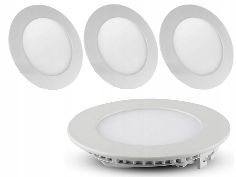 

Zestaw Lampki Sufitowe Halogen Led Slim 3W 4x