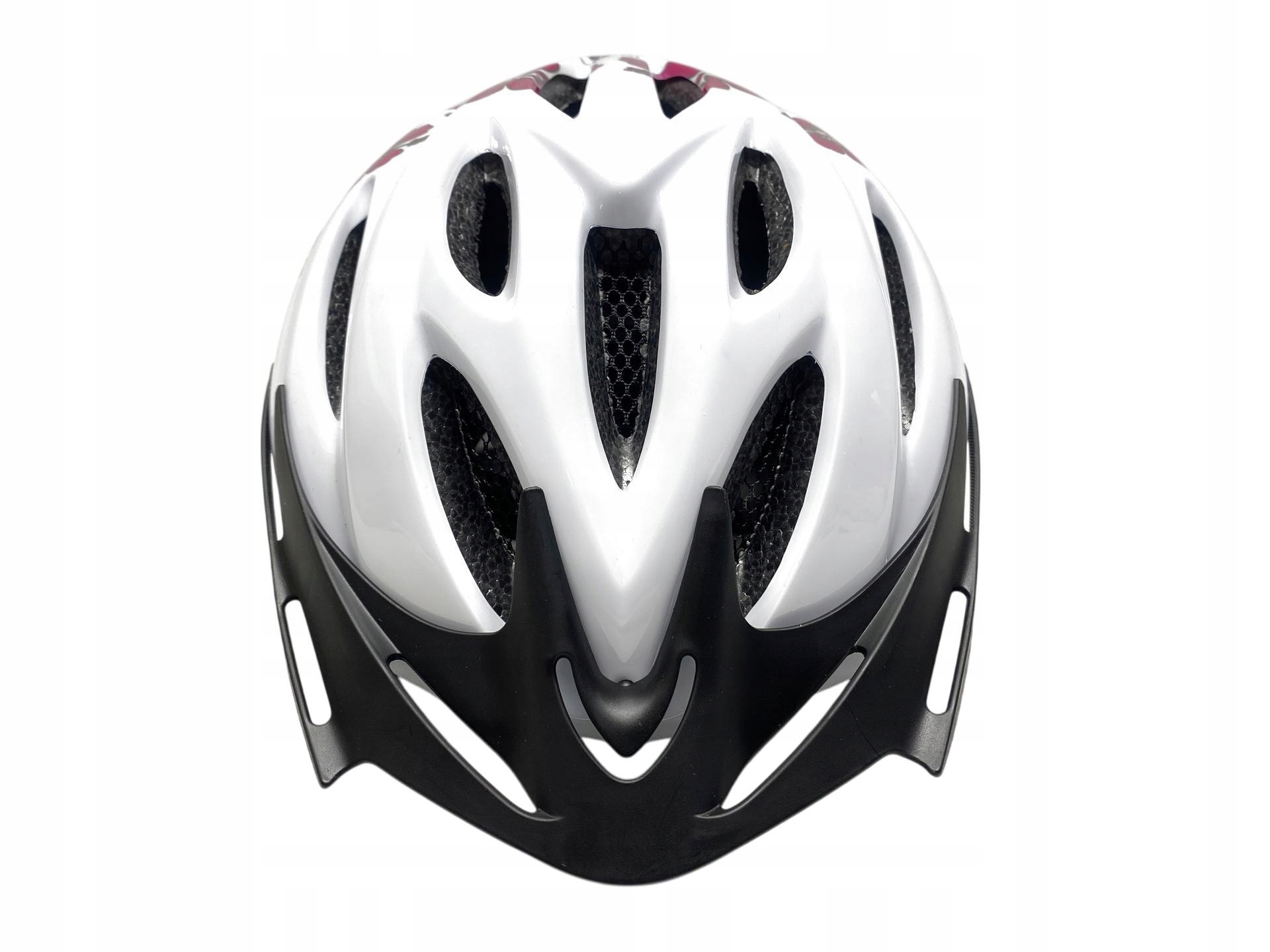 Kask rowerowy Fischer Hawaii rozmiar S/m 54-59cm biało-różowy