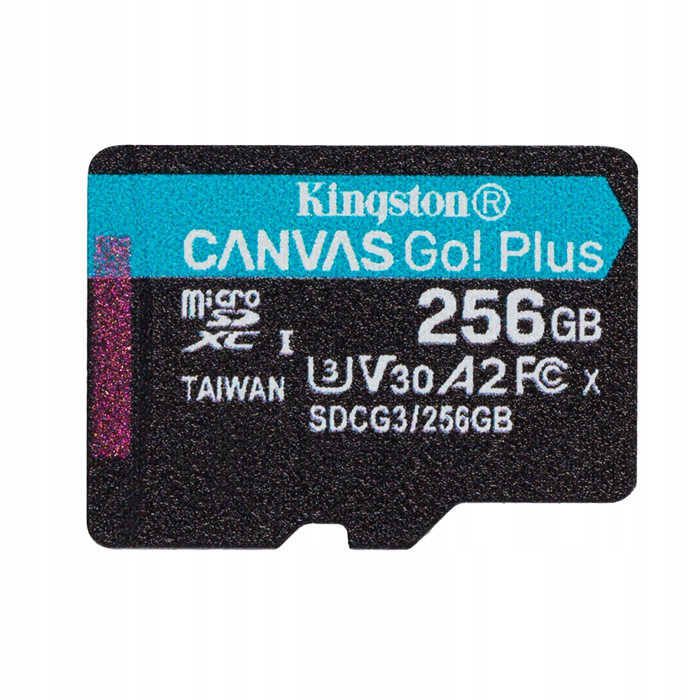 Kingston karta pamięci 256GB microSDXC Canvas Go! Plus kl. 10 UHS-I 170 MB/