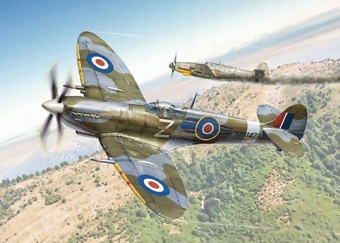 Italeri Model plastový Spitfire Mk.IX 1/48